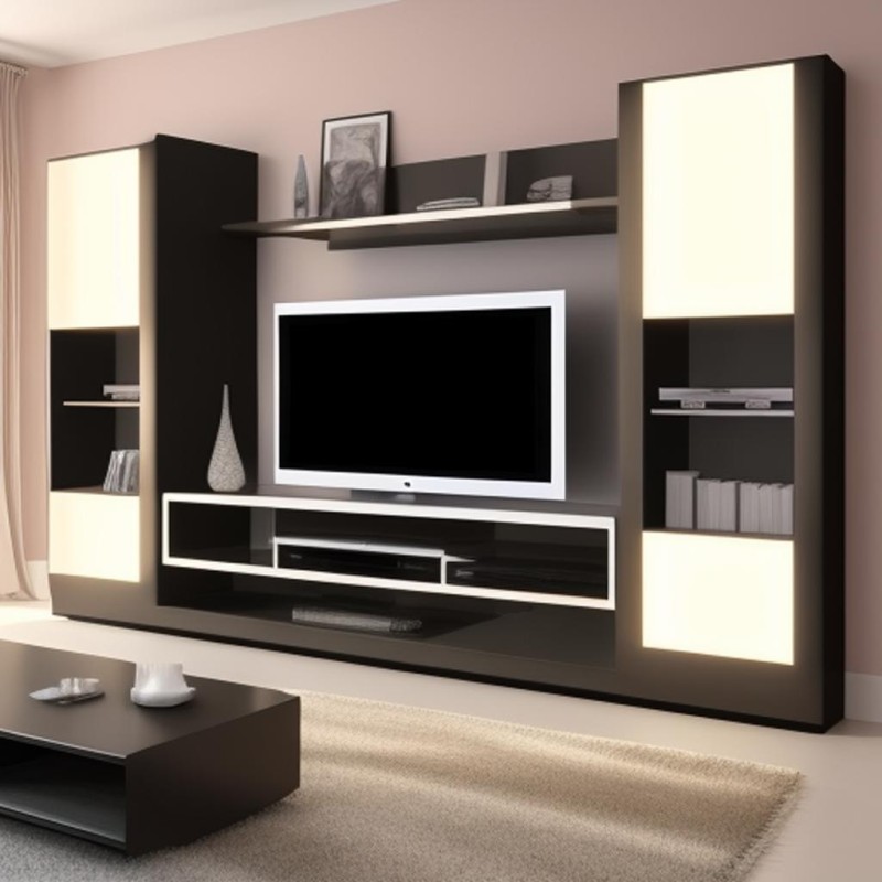 Conjunto de Muebles de TV: Elegancia y Funcionalidad en tu Sala de Estar